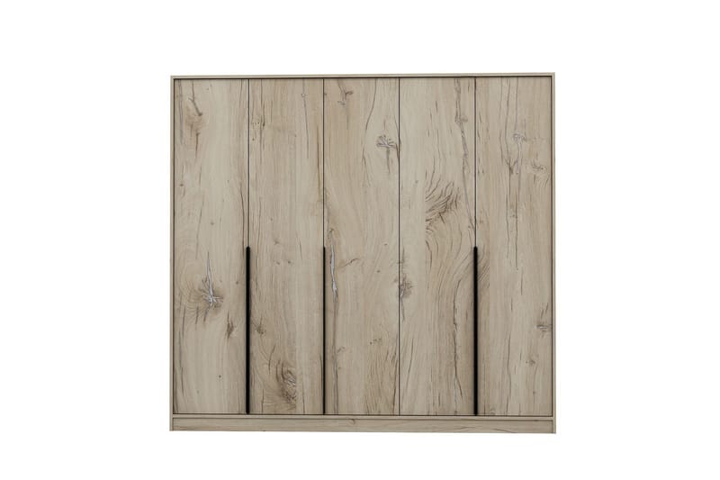 Jarlech Garderobe 60x210 cm - Valnøtt - Oppbevaring - Klesoppbevaring - Garderober & garderobesystem