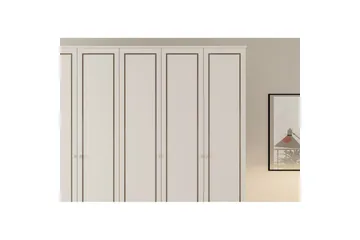 Javric Garderobesskåp 175x180 cm - Matt Hvit - Oppbevaring - Klesoppbevaring - Garderober & garderobesystem - Garderobeskap & klesskap