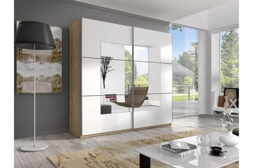 Joannie Garderobe - Tre / Hvit - Oppbevaring - Klesoppbevaring - Garderober & garderobesystem