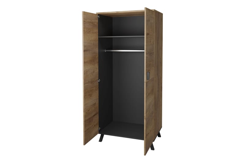 John Garderobe 81x55x191 cm - Oppbevaring - Klesoppbevaring - Garderober & garderobesystem