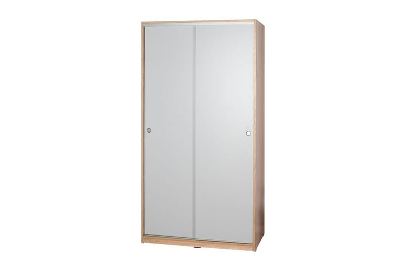 Jovel Garderobe 94x182 cm - Hvit/Korallrosa - Oppbevaring - Klesoppbevaring - Garderober & garderobesystem