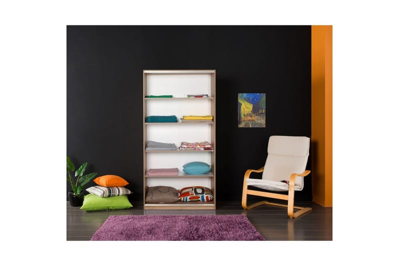 Jovel Garderobe 94x182 cm - Hvit/Korallrosa - Oppbevaring - Klesoppbevaring - Garderober & garderobesystem