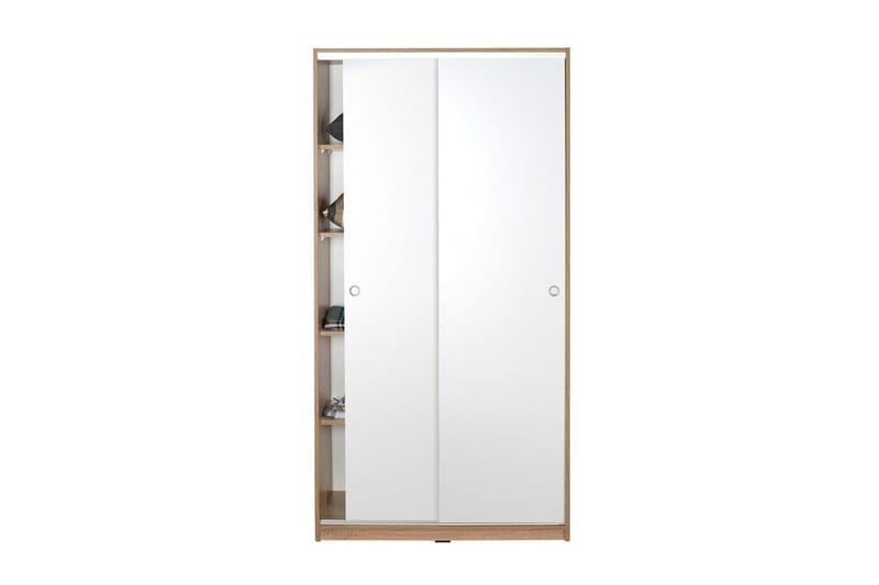 Jovel Garderobe 94x182 cm - Hvit/Korallrosa - Oppbevaring - Klesoppbevaring - Garderober & garderobesystem