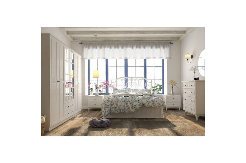 Jovric Garderobe 210x210 cm - Matt Hvit - Oppbevaring - Klesoppbevaring - Garderober & garderobesystem