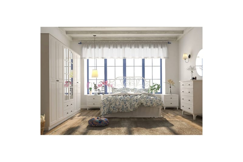 Jovric Garderobe 210x210 cm - Matt Hvit - Oppbevaring - Klesoppbevaring - Garderober & garderobesystem