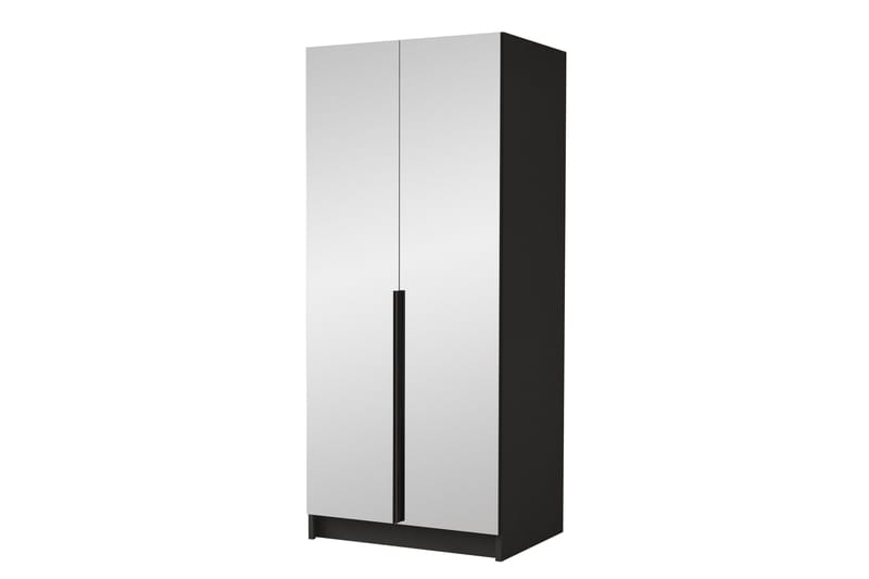Julissa Garderob med Speil 100 cm, Svart