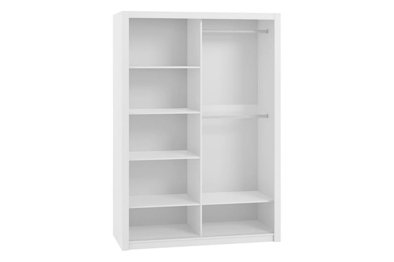 Julissa Garderobe 180 cm med Speil - Natur - Oppbevaring - Klesoppbevaring - Garderober & garderobesystem