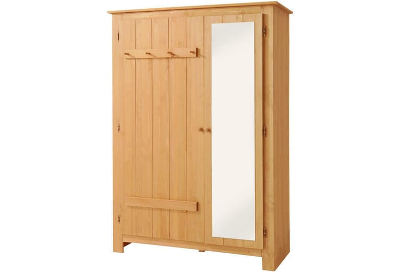 Kagomiel Garderobe m. Speil - Brun - Oppbevaring - Klesoppbevaring - Garderober & garderobesystem