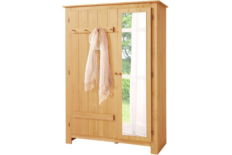 Kagomiel Garderobe m. Speil - Brun - Oppbevaring - Klesoppbevaring - Garderober & garderobesystem