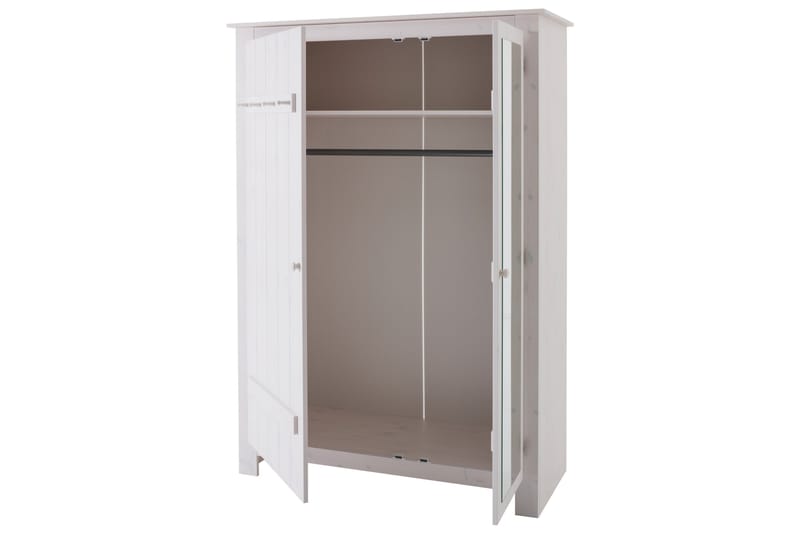 Kagomiel Garderobe m. Speil - Hvit - Oppbevaring - Klesoppbevaring - Garderober & garderobesystem