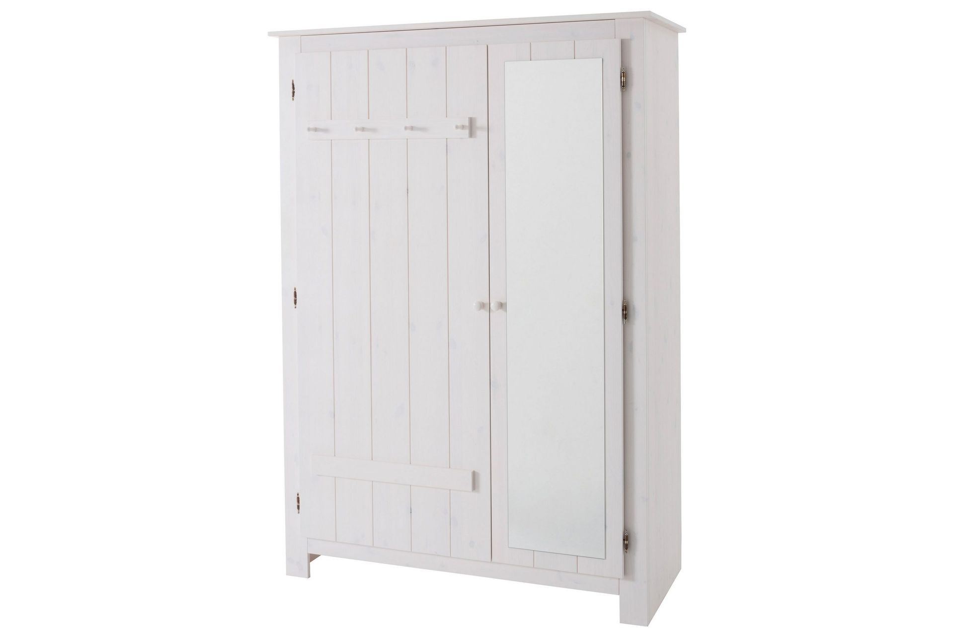 Kagomiel Garderobe m. Speil - Hvit