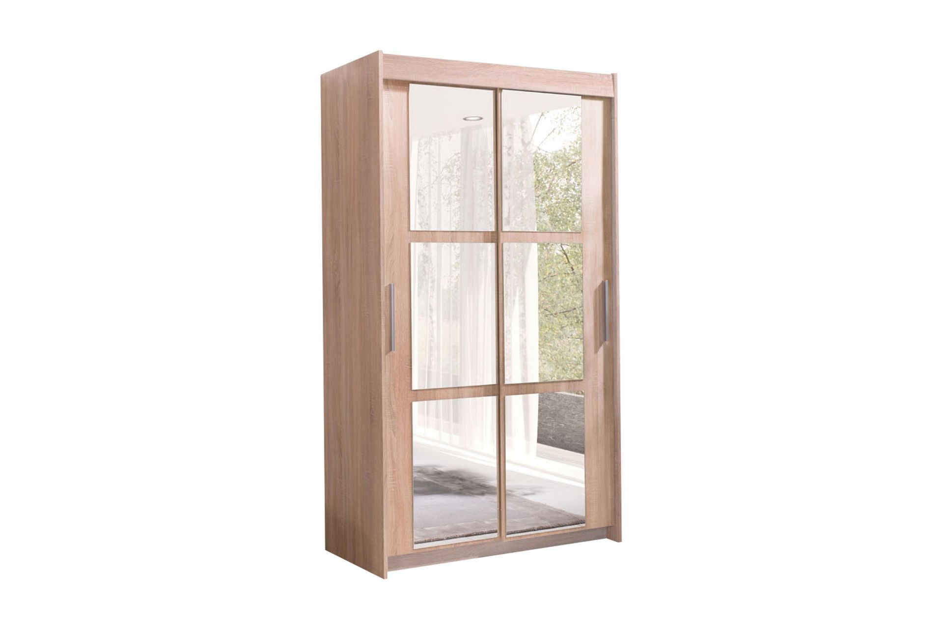 Karo Garderobe 100x60x216 cm - Beige / Brun - Oppbevaring - Klesoppbevaring - Garderober & garderobesystem
