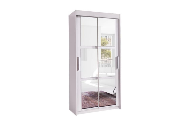 Karo Garderobe 100x60x216 cm - Hvit - Oppbevaring - Klesoppbevaring - Garderober & garderobesystem