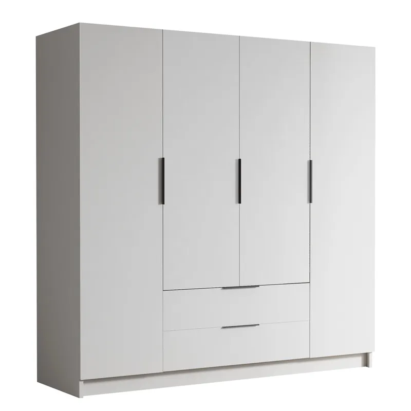 Hvit Kelros Garderobeskap 200x216 cm