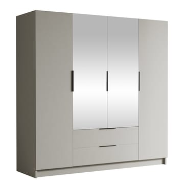 Kelros Garderobeskapeskap med speil 200x216 cm