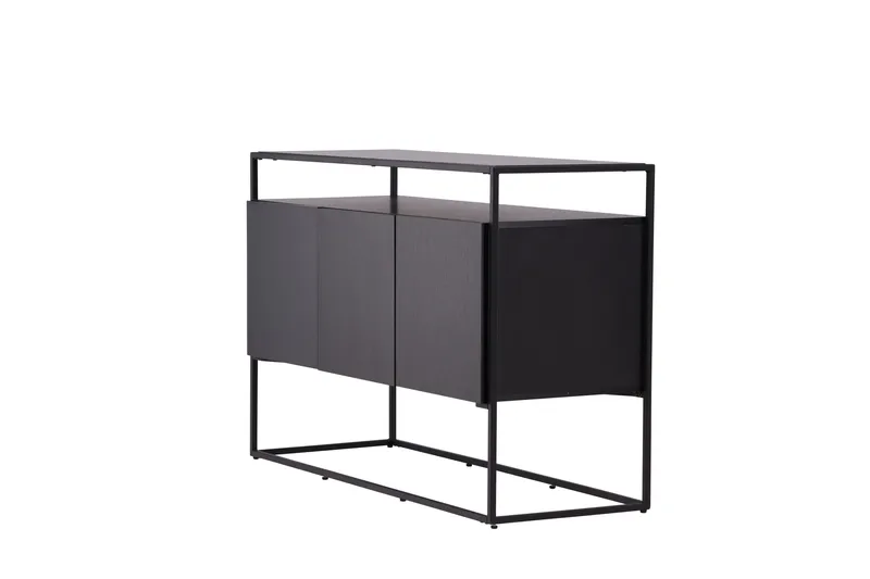 Kingsport Garderobe 120x80 cm - Svart - Oppbevaring - Oppbevaringsmøbler - Sideboard & skjenker