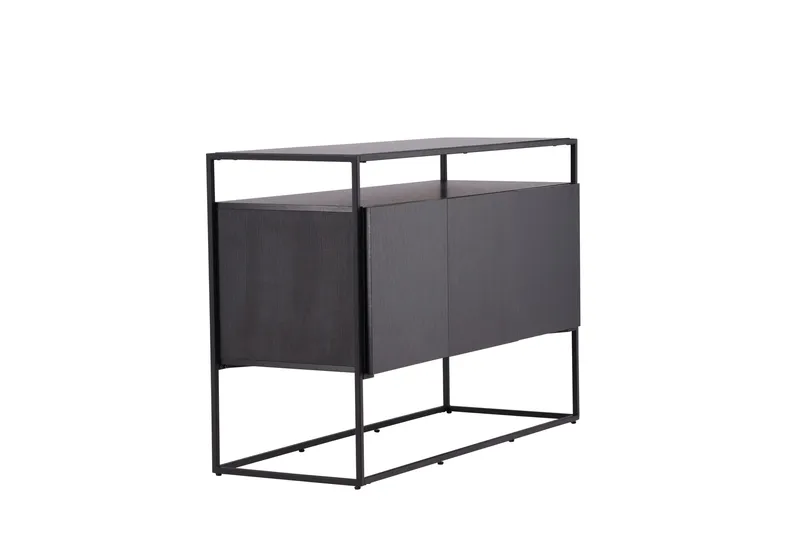 Kingsport Garderobe 120x80 cm - Svart - Oppbevaring - Oppbevaringsmøbler - Sideboard & skjenker