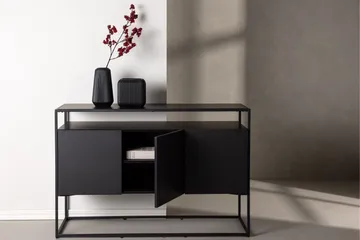 Kingsport Garderobe 120x80 cm - Svart - Oppbevaring - Oppbevaringsmøbler - Sideboard & skjenker
