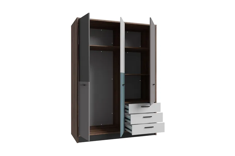 Kocherinovo Garderobe 60x144 cm - Flerfarget - Oppbevaring - Klesoppbevaring - Garderober & garderobesystem