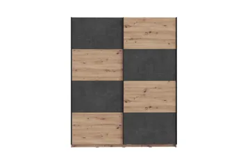 Kocherinovo Garderobe 62x171 cm - Brun/Grå - Oppbevaring - Klesoppbevaring - Garderober & garderobesystem