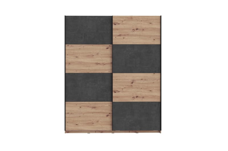 Kocherinovo Garderobe 62x171 cm - Brun/Grå - Oppbevaring - Klesoppbevaring - Garderober & garderobesystem