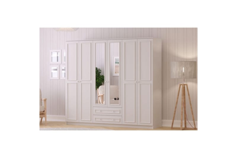 Kovric Garderobe 210x210 cm - Matt Hvit - Oppbevaring - Klesoppbevaring - Garderober & garderobesystem