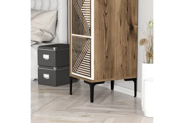 Kumsal Garderobe 40 cm - Hvit - Oppbevaring - Skap - Oppbevaringsskap