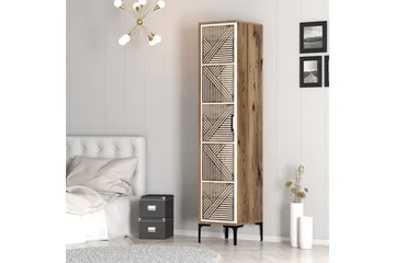 Kumsal Garderobe 40 cm - Hvit - Oppbevaring - Skap - Oppbevaringsskap
