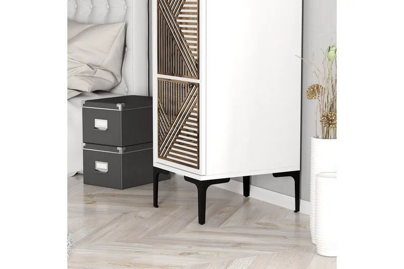 Kumsal Garderobe 40x47,5 cm - Hvit - Oppbevaring - Klesoppbevaring - Garderober & garderobesystem