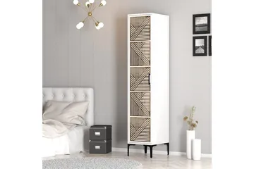 Kumsal Garderobe 40x47,5 cm - Hvit - Oppbevaring - Klesoppbevaring - Garderober & garderobesystem