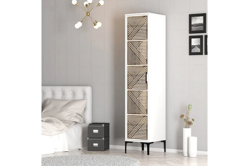 Kumsal Garderobe 40x47,5 cm - Hvit - Oppbevaring - Klesoppbevaring - Garderober & garderobesystem