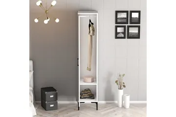 Kumsal Garderobe 40x47,5 cm - Hvit - Oppbevaring - Klesoppbevaring - Garderober & garderobesystem
