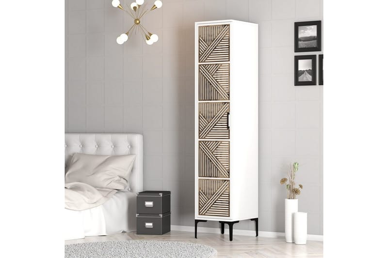 Kumsal Garderobe 40x47,5 cm - Hvit - Oppbevaring - Klesoppbevaring - Garderober & garderobesystem