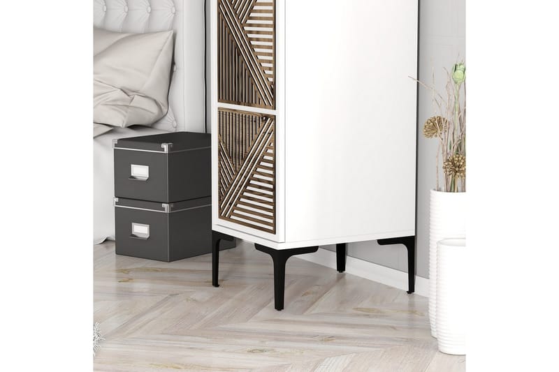 Kumsal Garderobe 40x47,5 cm - Hvit - Oppbevaring - Klesoppbevaring - Garderober & garderobesystem