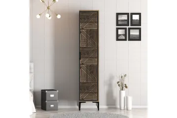 Kumsal Garderobe 40x47,5 cm - Valnøtt/Antrasitt - Oppbevaring - Klesoppbevaring - Garderober & garderobesystem