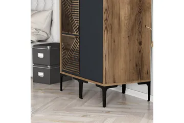 Kumsal Garderobe 80 cm - Antrasitt - Oppbevaring - Klesoppbevaring - Garderober & garderobesystem
