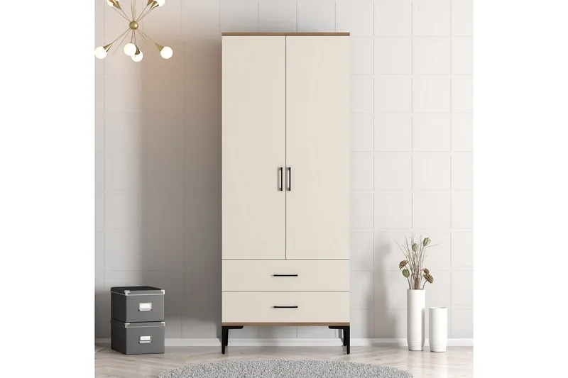 Kumsal Garderobe 80 cm, Cream
