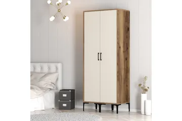 Kumsal Garderobe 80 cm - Cream - Oppbevaring - Klesoppbevaring - Garderober & garderobesystem