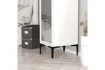 Kumsal Garderobesskåp 40x47,5 cm - Hvit - Oppbevaring - Klesoppbevaring - Garderober & garderobesystem - Garderobeskap & klesskap