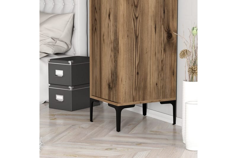 Kumsal Garderobesskåp 40x47,5 cm - Valnøtt - Oppbevaring - Klesoppbevaring - Garderober & garderobesystem - Garderobeskap & klesskap