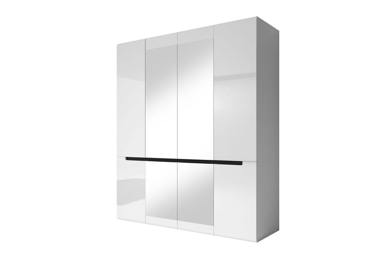 Larguie Garderobe 181x213 cm - Hvit - Oppbevaring - Klesoppbevaring - Garderober & garderobesystem