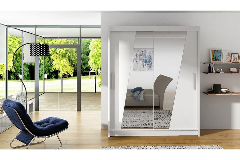 Leila Garderobe - Hvit - Oppbevaring - Klesoppbevaring - Garderober & garderobesystem