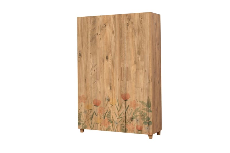 Leva Garderobe 120x189 cm Brun - Hanah Home - Oppbevaring - Klesoppbevaring - Garderober & garderobesystem
