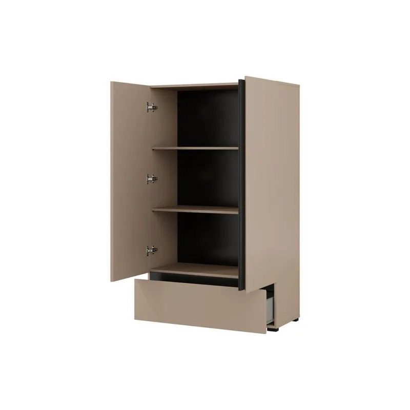 Lintøyskap Cross S 2 Dører 1 Skuff - Kongo - Oppbevaring - Klesoppbevaring - Garderober & garderobesystem - Garderobeskap & klesskap