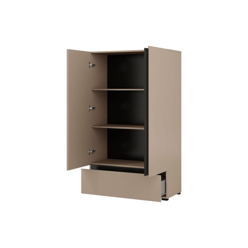 Lintøyskap Cross S 2 Dører 1 Skuff - Kongo - Oppbevaring - Klesoppbevaring - Garderober & garderobesystem - Garderobeskap & klesskap