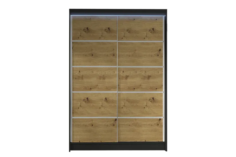 Liverpool Garderobe 120x200 cm - Grå - Oppbevaring - Klesoppbevaring - Garderober & garderobesystem