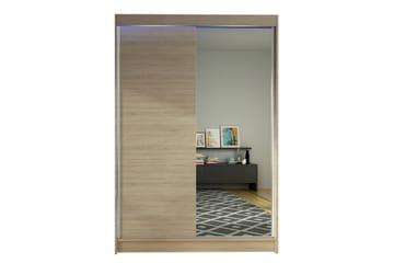 Liverpool Garderobe med Speil 120x200 cm