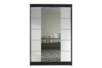 Liverpool Garderobe med Speil 120x200 cm