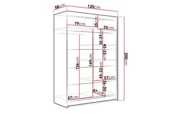 Liverpool Garderobe - Oppbevaring - Klesoppbevaring - Garderober & garderobesystem