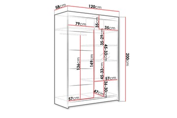 Liverpool Garderobe - Oppbevaring - Klesoppbevaring - Garderober & garderobesystem